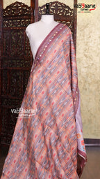 Biscuit Linen Saree | Fancy Ethnic Wear Saree | Vayyaarie Sarees