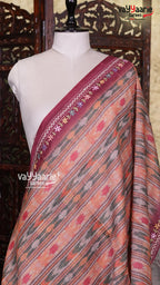 Biscuit Linen Saree | Fancy Ethnic Wear Saree | Vayyaarie Sarees