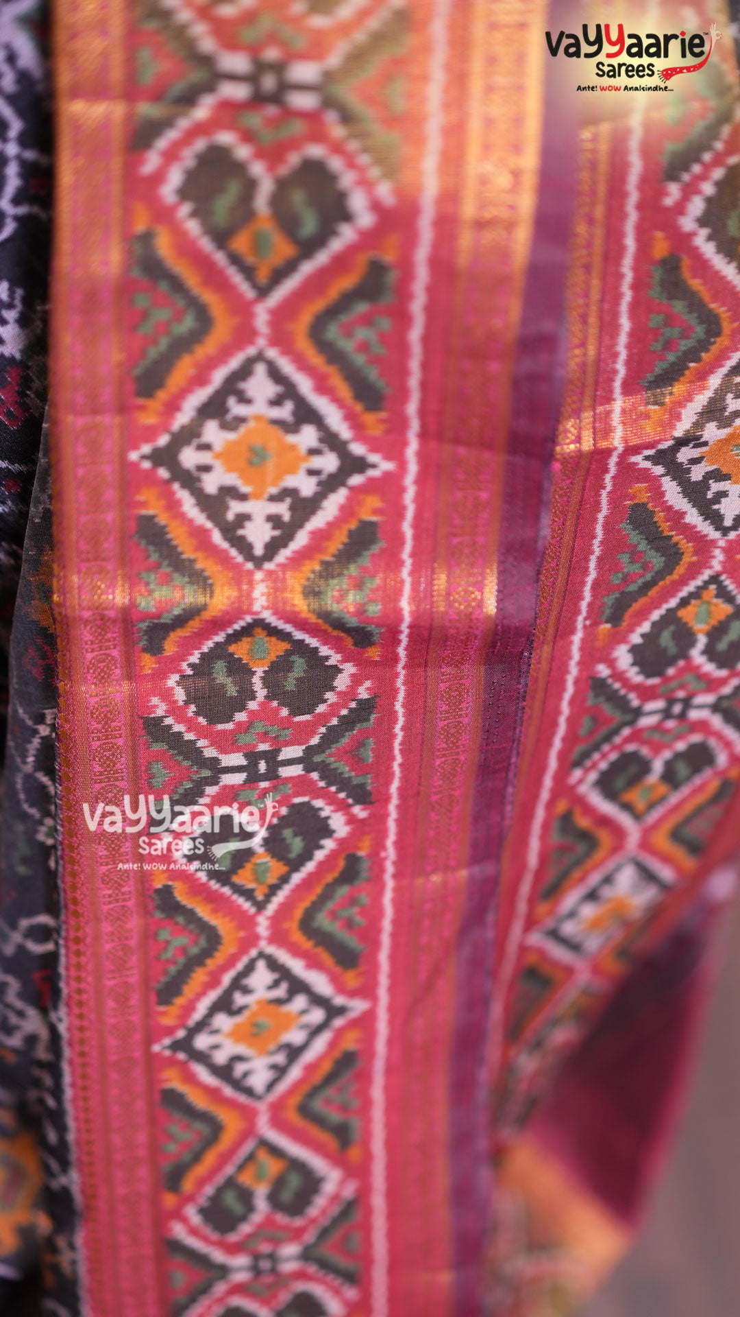 Black Dola Silk Saree | Fancy Ethnic Wear Saree | Vayyaarie Sarees