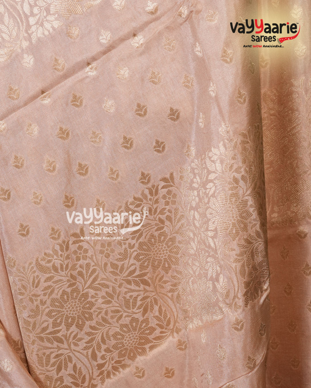 Biscuit Mushroom Saree | Fancy Ethnic Wear Saree | Vayyaarie Sarees