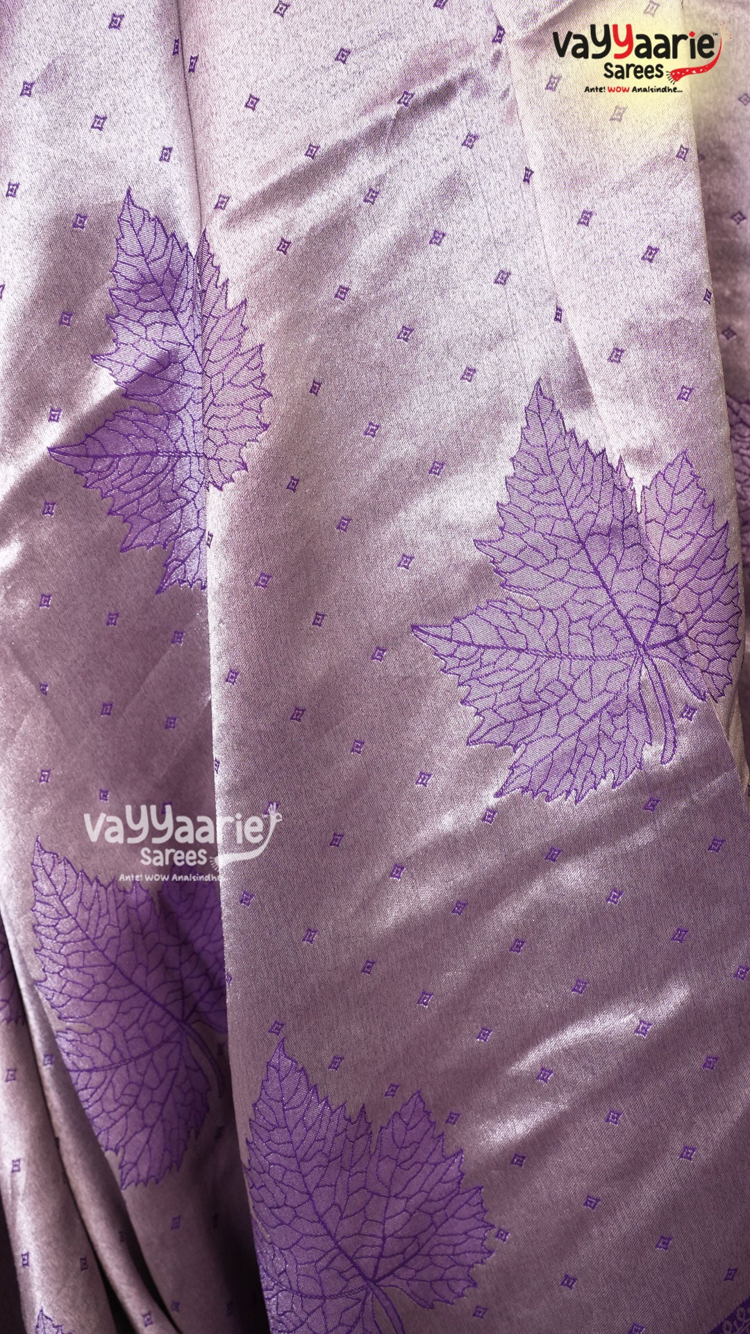 Violet Tusser Saree | Fancy Ethnic Wear Saree | Vayyaarie Sarees