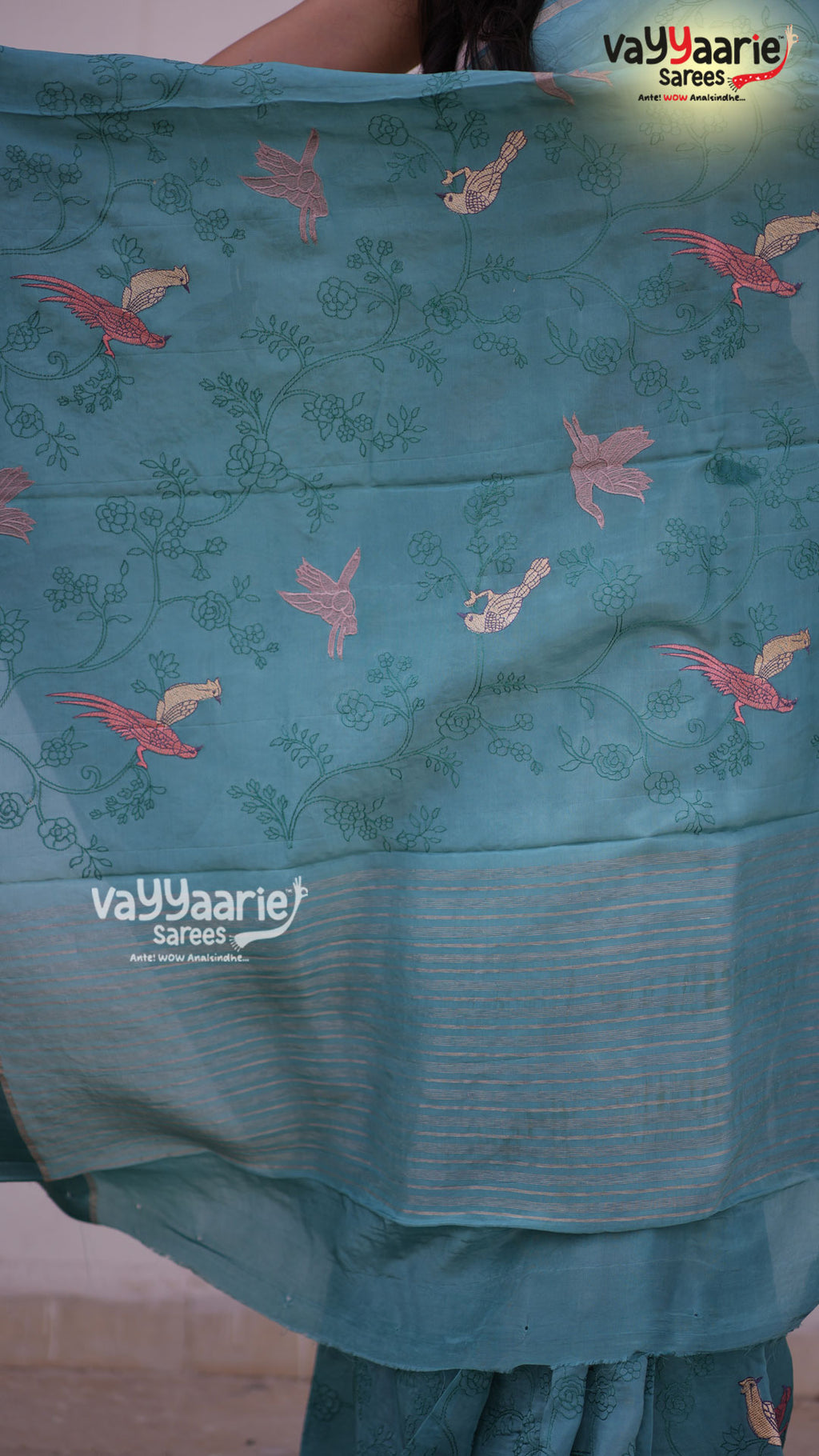 Sea green Tissu Saree | Fancy Ethnic Wear Saree | Vayyaarie Sarees