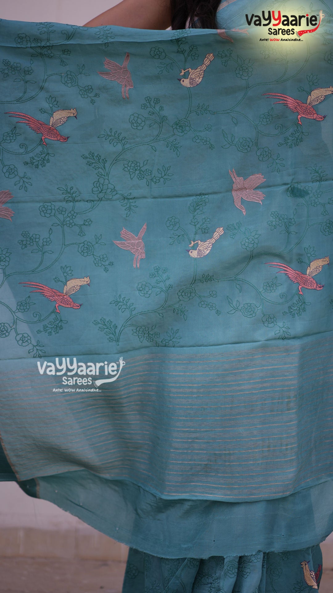 Sea green Tissu Saree | Fancy Ethnic Wear Saree | Vayyaarie Sarees