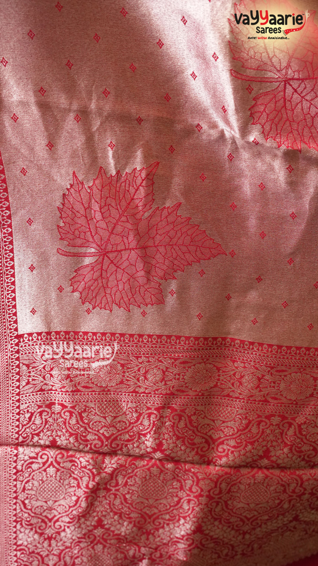 Maroon Tusser Saree | Fancy Ethnic Wear Saree | Vayyaarie Sarees