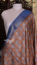Gold Crape Saree | Fancy Ethnic Wear Saree | Vayyaarie Sarees