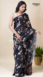 Festive Multicolour Tissu Saree for Women