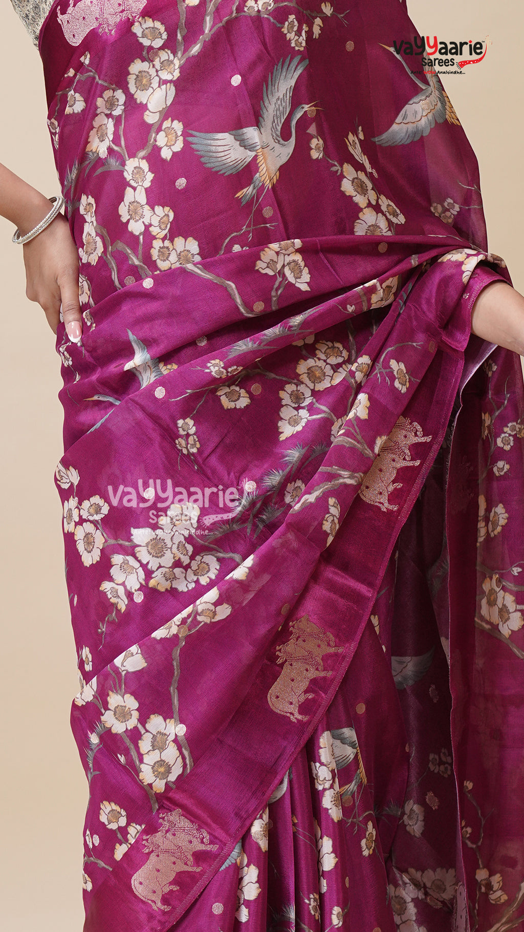 Multicolour Tissu Saree for Party Wear