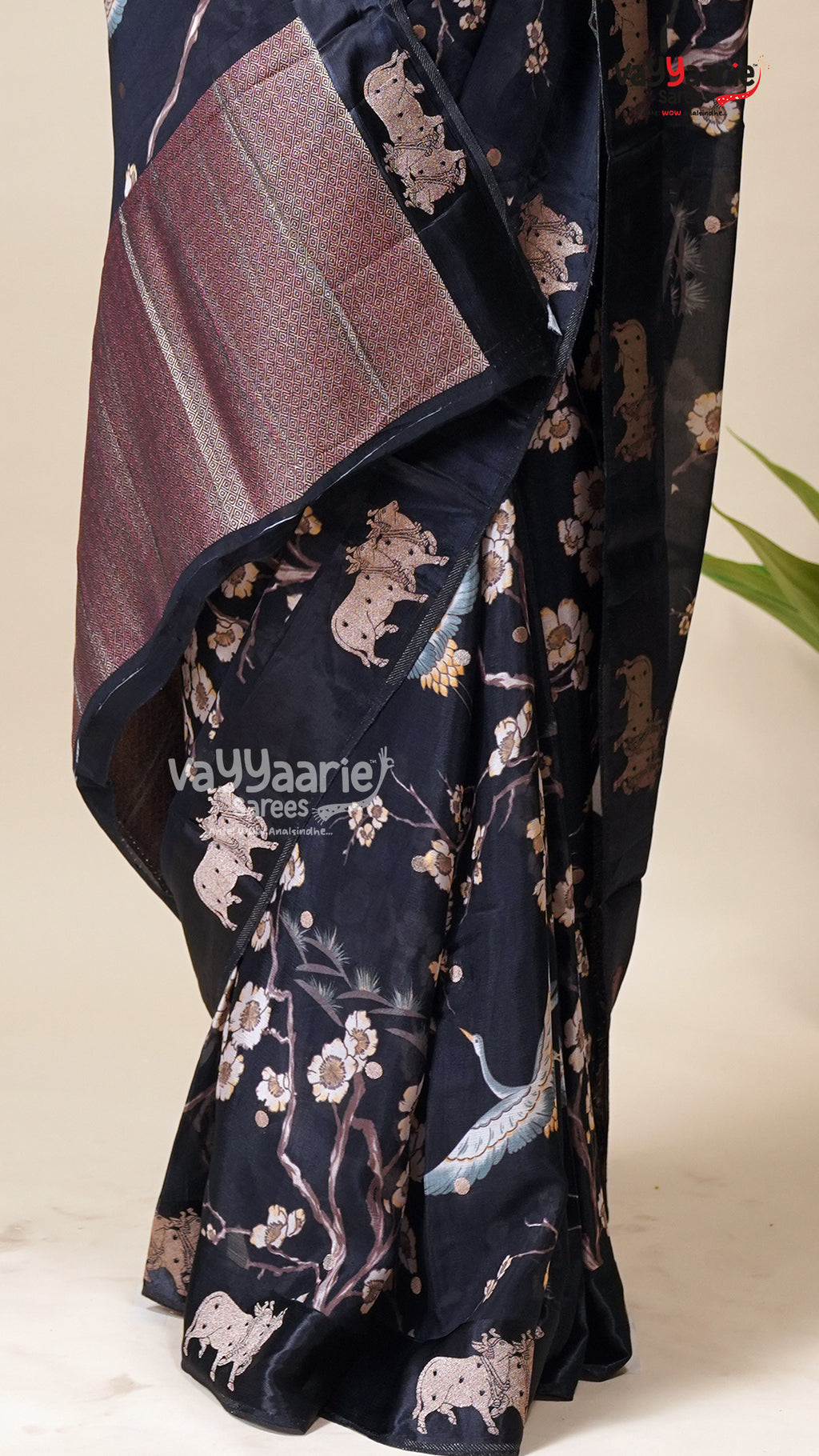 Festive Multicolour Tissu Saree for Women