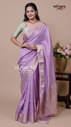 Colourful Crepe Saree for Festive Wear