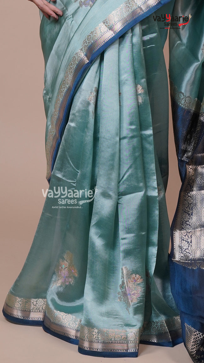 Chiniya Silk Saree for Party Wear Main Image