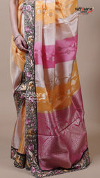 Multi Colour Tissue Fancy Saree for Everyday Elegance