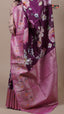 Magenta Tissue Fancy Saree for Seasonal Festivals