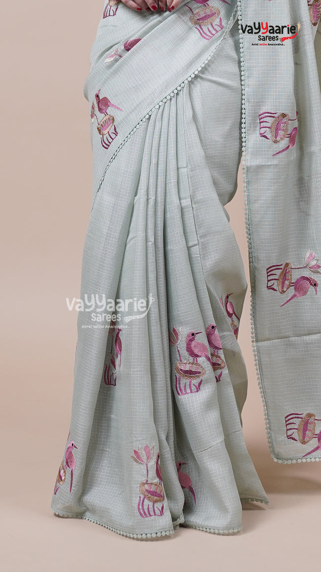 Colourful Fancy Kota Saree for Festive Wear Main Image