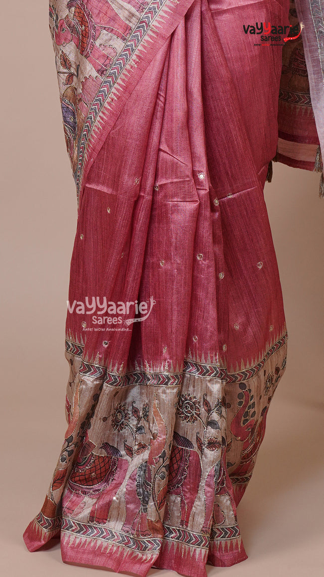 Tusser Saree for All Occasions Main Image