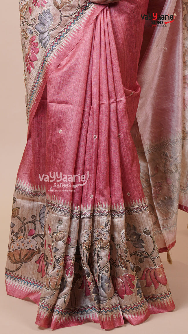 Tusser Saree for Party Wear Main Image