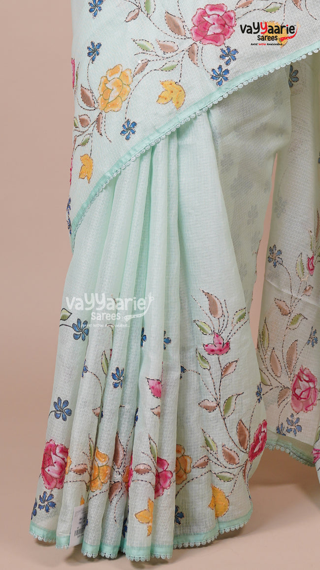 Fancy Kota Saree in Multicolour for Gifting Main Image