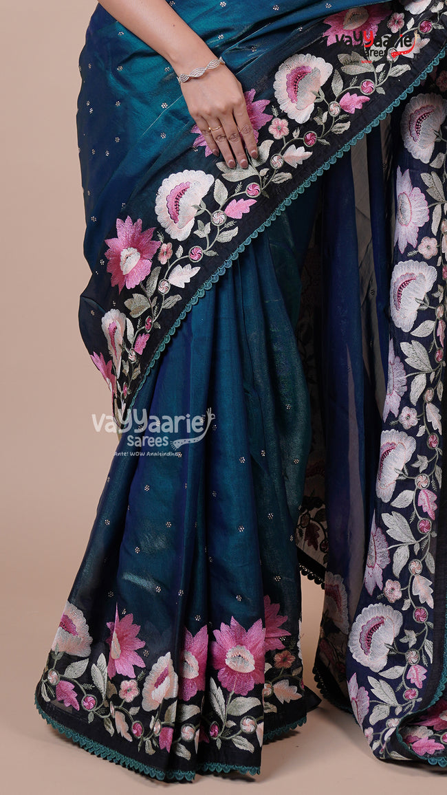 Vibrant Georgette Fancy Saree for Women Main Image