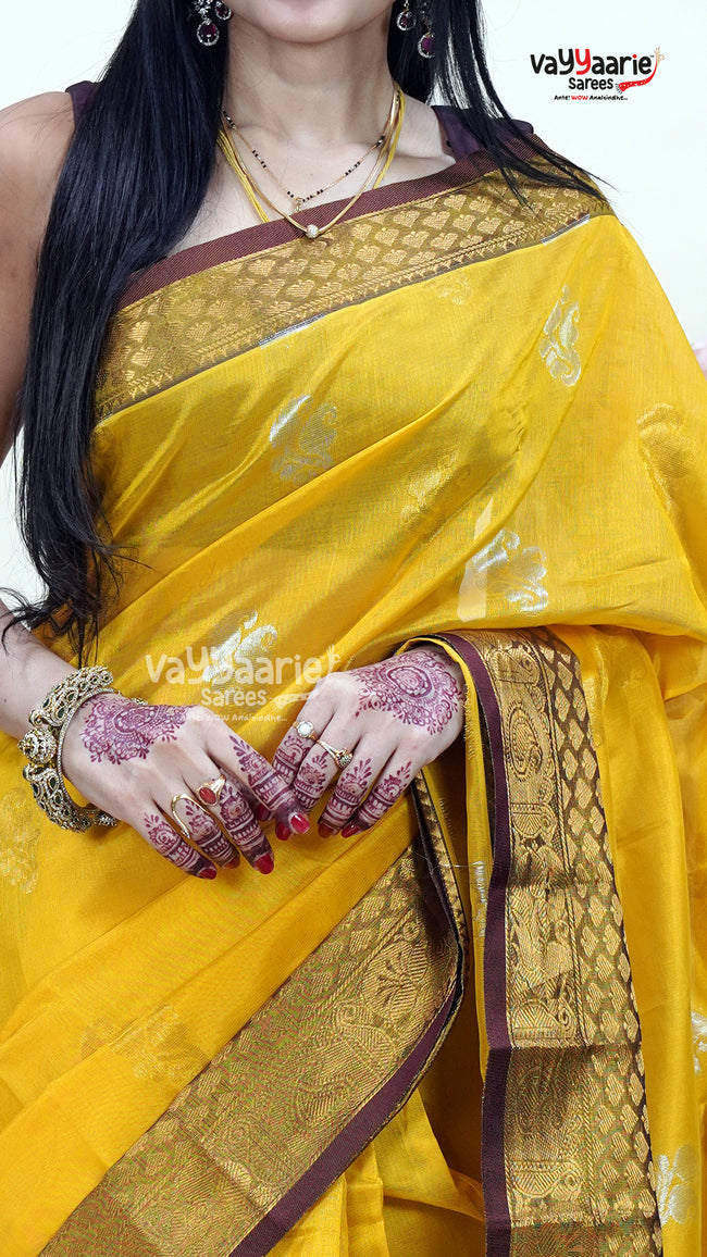 Gold Kuppadam Saree for Festive Celebrations Main Image