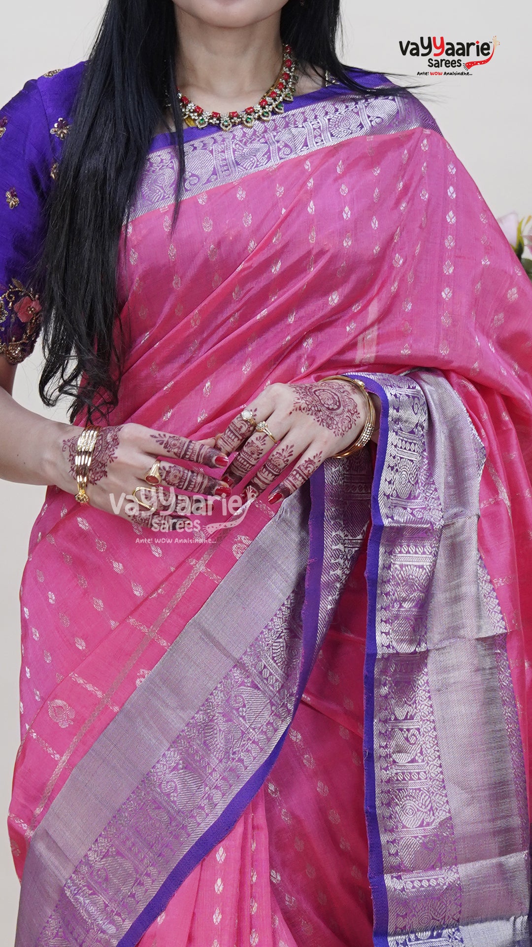 Soft Pink Kuppadam Saree for Everyday Elegance