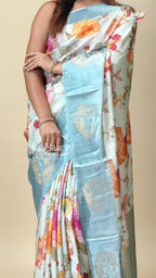 Affordable Multicolour Tissu Saree Online