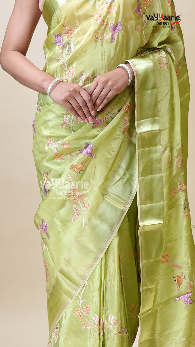 Multicolour Tissu Saree for Elegant Looks Main Image