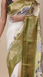 Fancy Multicolour Tissu Saree for Celebrations