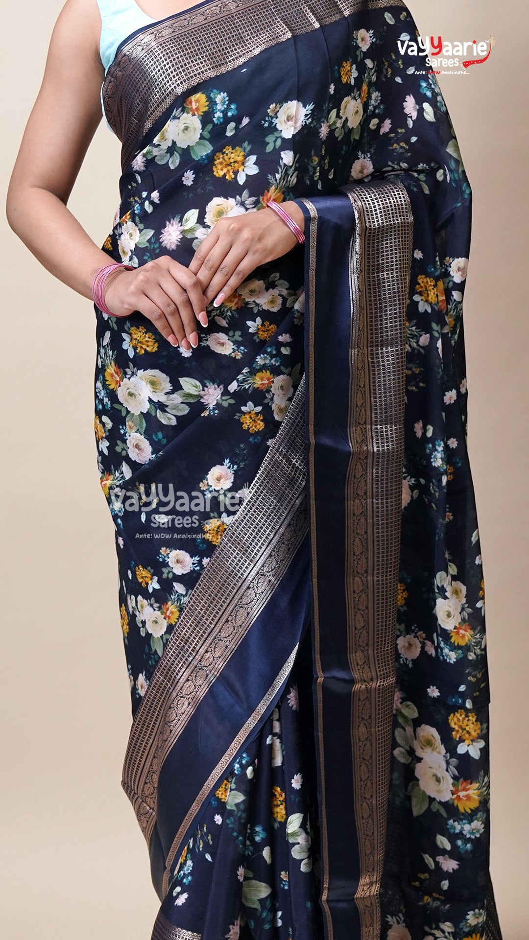 Multicolour Tissu Saree for Festive Styling