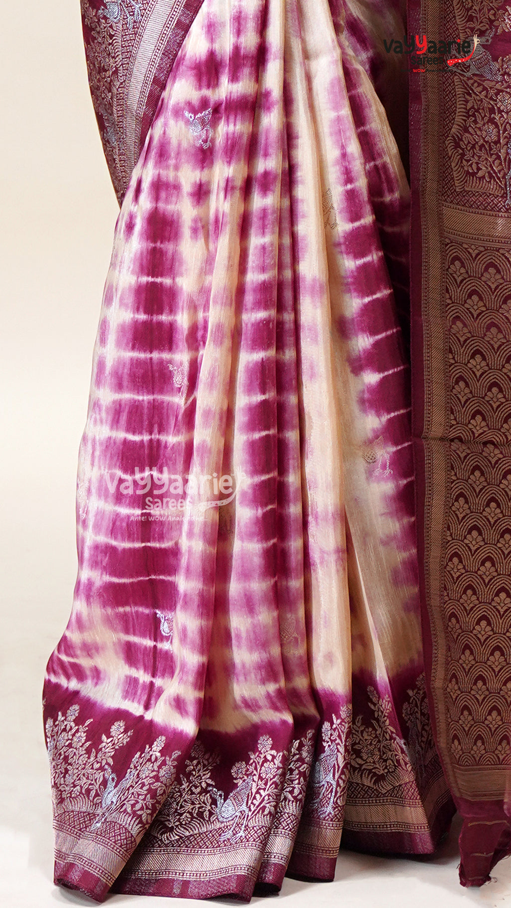 Fancy Tissue Saree for Wedding Guest Looks