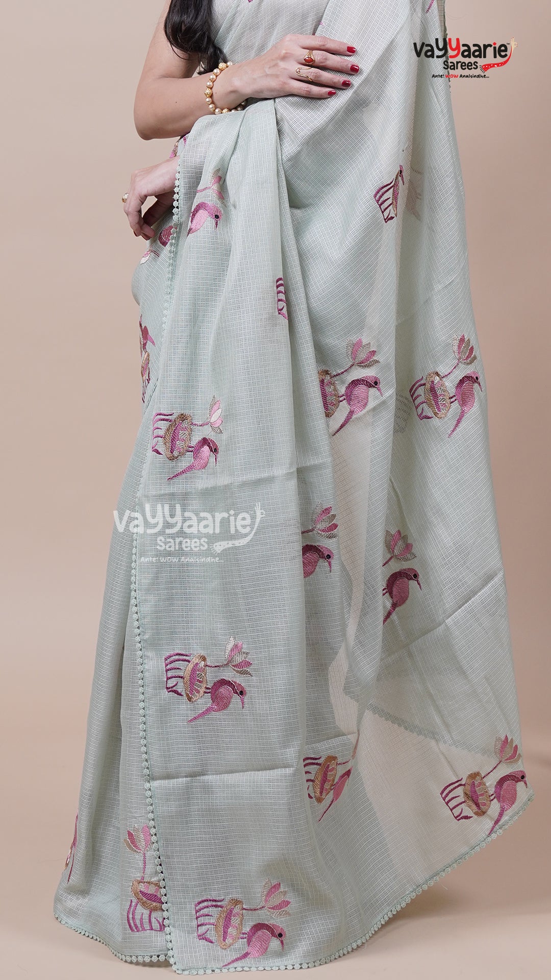 Colourful Fancy Kota Saree for Festive Wear