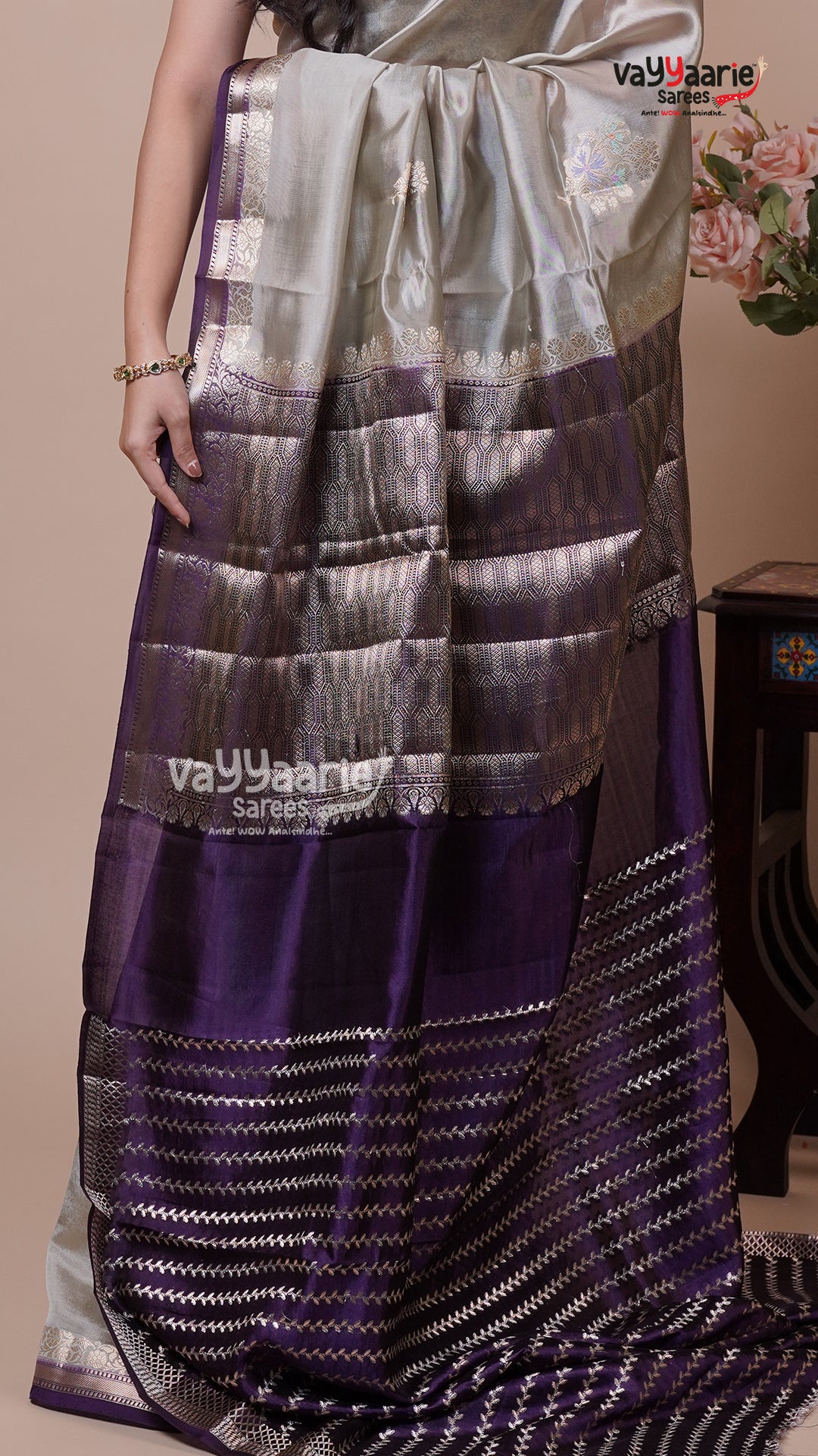 Vibrant Chiniya Silk Fancy Saree for Women
