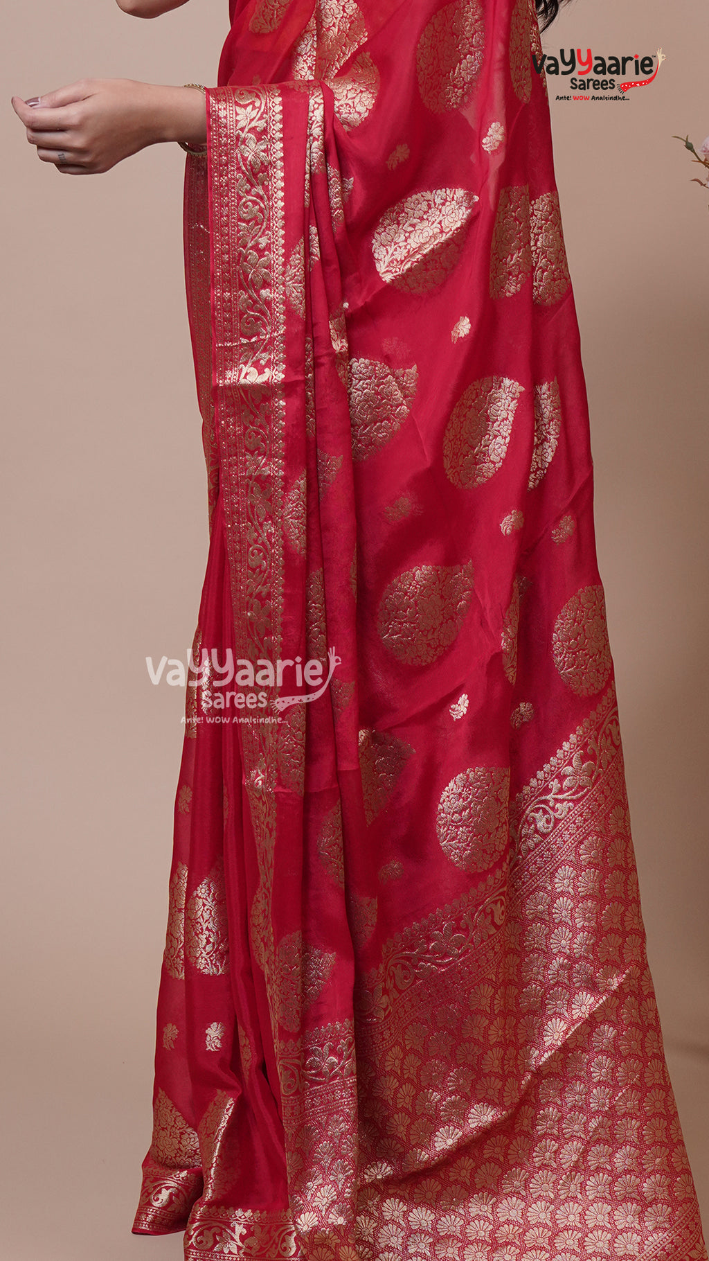 Colourful Banaras Mango Fancy Saree for Festive Wear