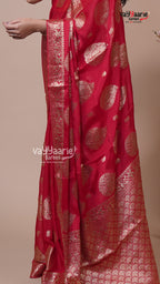 Colourful Banaras Mango Fancy Saree for Festive Wear