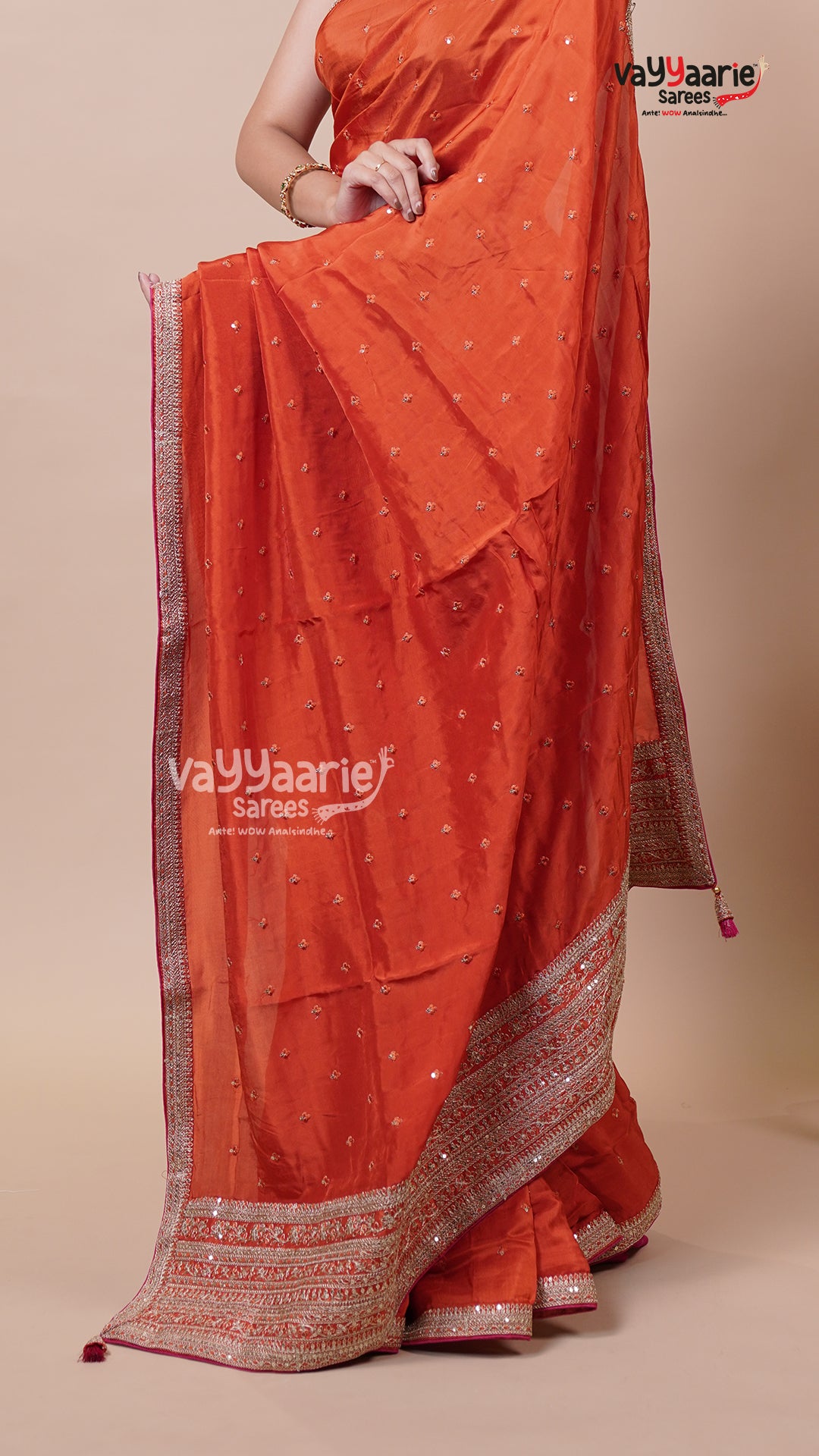 Vibrant Crepe Fancy Saree for Women