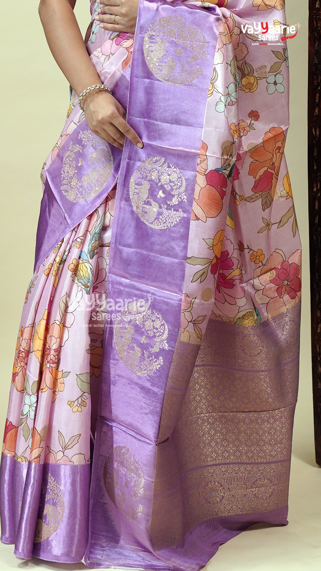Multicolour Tissu Fancy Saree for Women