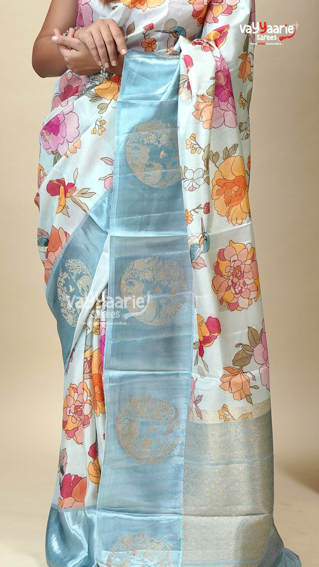 Affordable Multicolour Tissu Saree Online