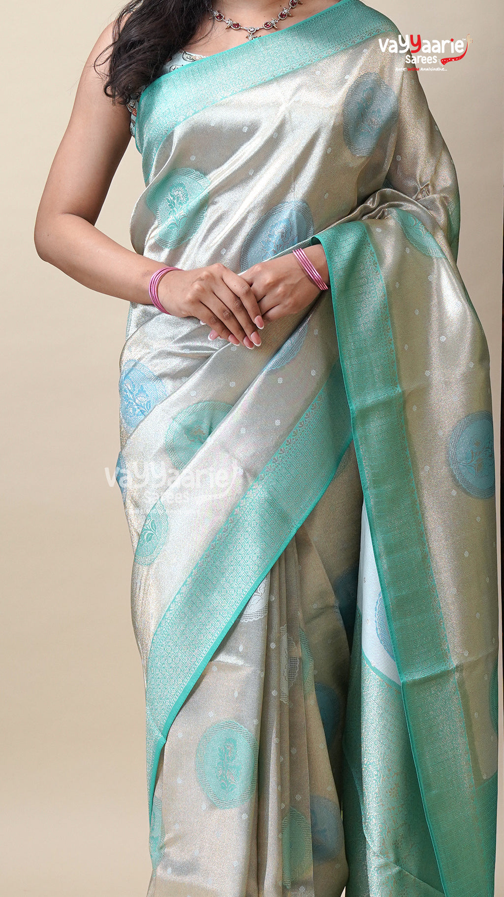 Budget Multicolour Tissu Saree for Occasions