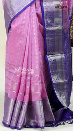 Light Pink Kuppadam Saree for Graceful Wear
