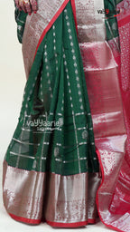 Green Kuppadam Handloom Saree for Festive Looks