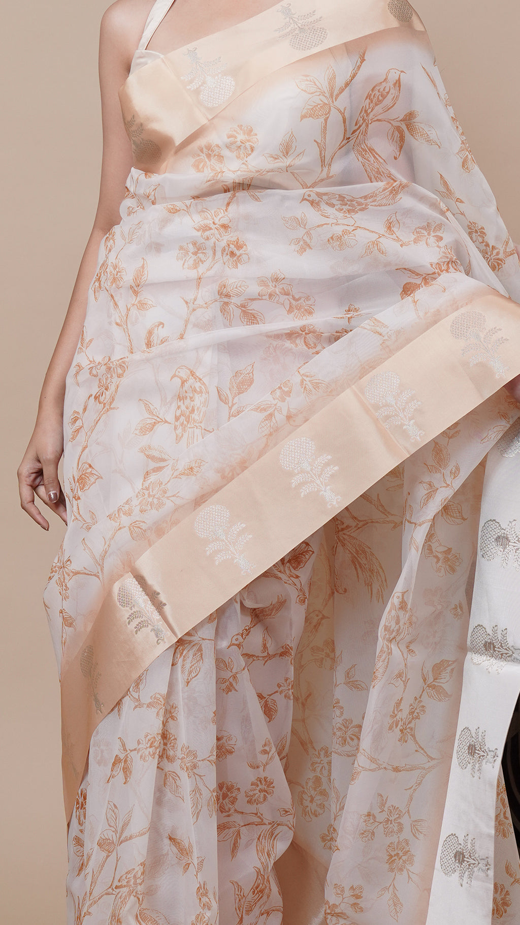 Kora Fancy Saree for Festivals