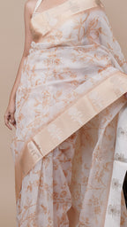 Kora Fancy Saree for Festivals