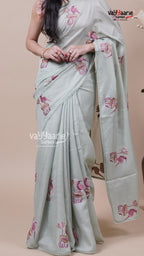 Colourful Fancy Kota Saree for Festive Wear