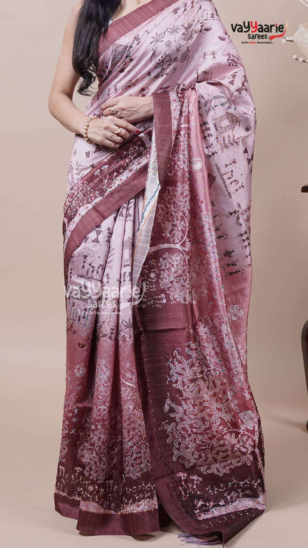 Multi Tone Dola Silk Saree for Special Days