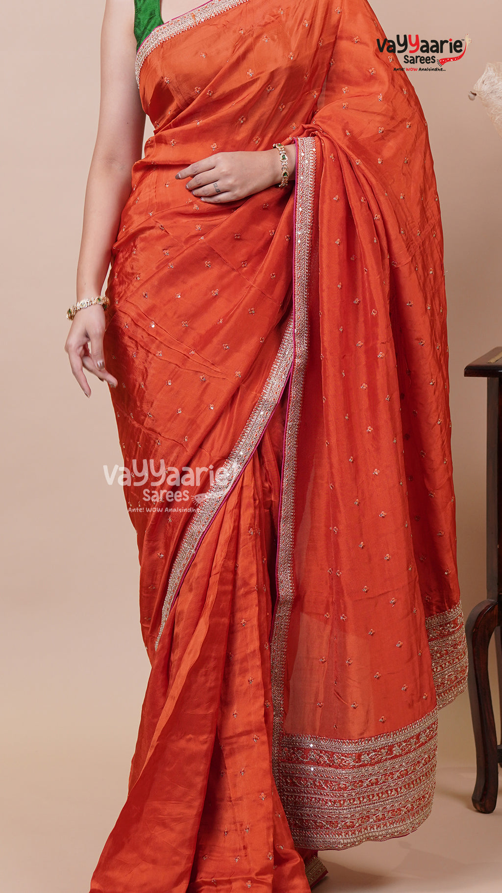 Vibrant Crepe Fancy Saree for Women
