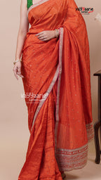 Vibrant Crepe Fancy Saree for Women