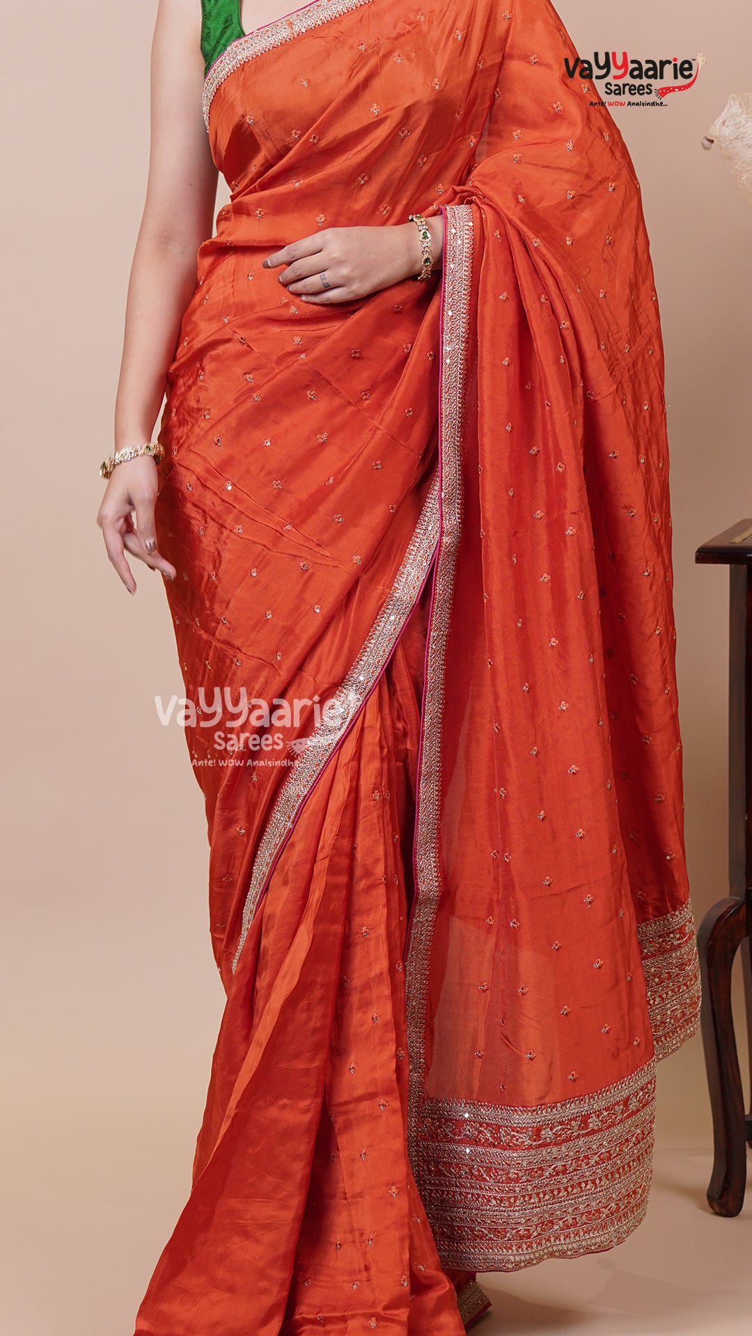 Vibrant Crepe Fancy Saree for Women