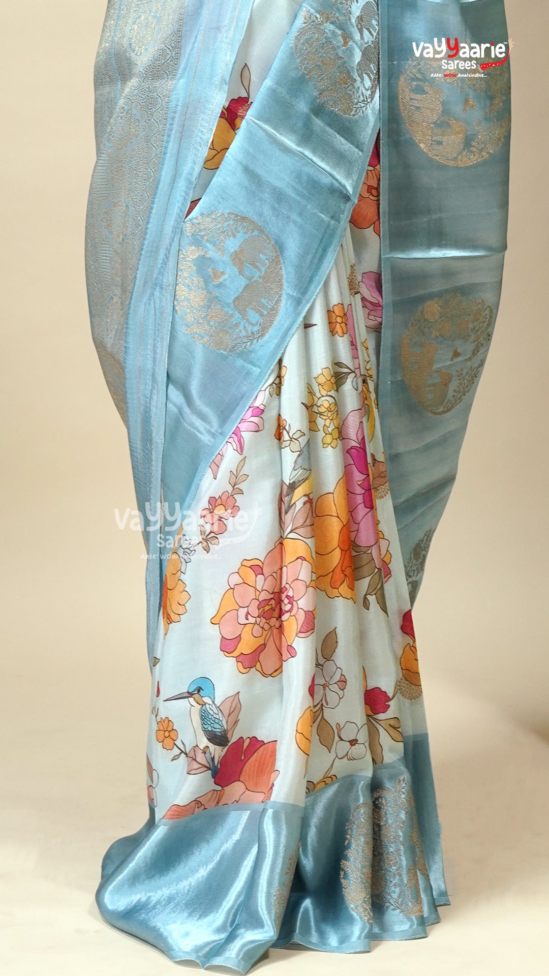 Affordable Multicolour Tissu Saree Online