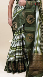 Multicolour Tissu Saree for Festive Wear