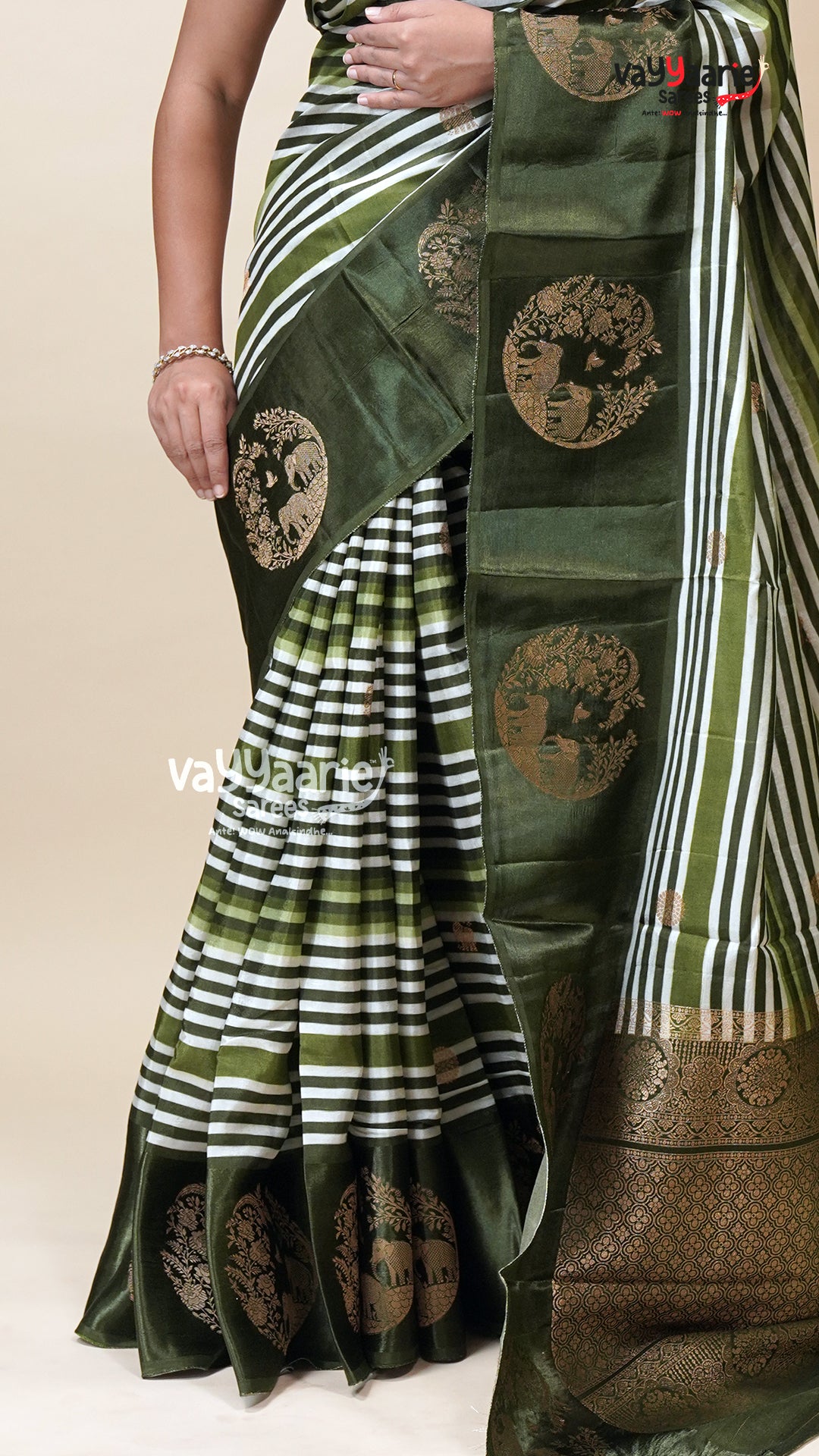 Multicolour Tissu Saree for Festive Wear