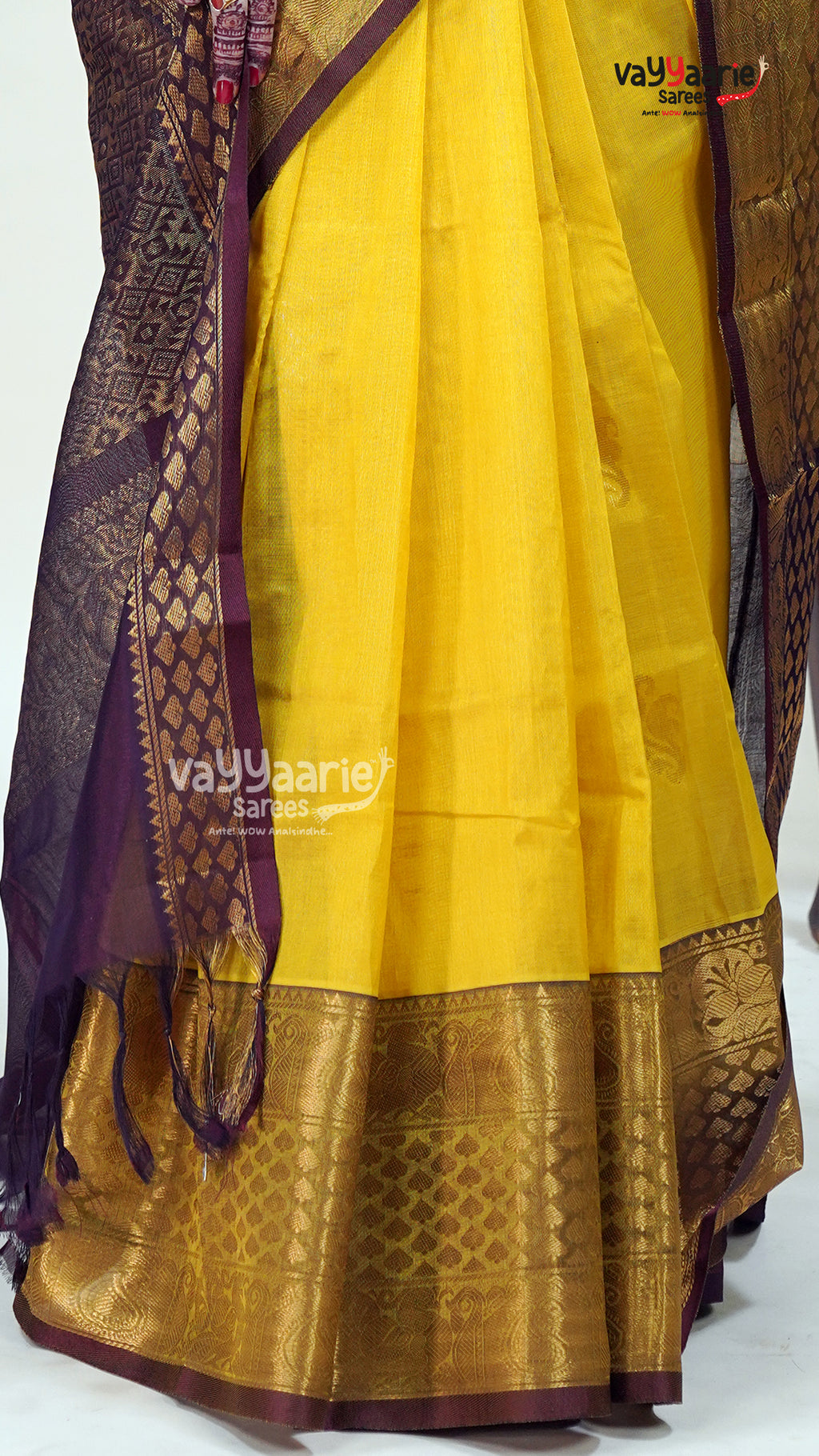 Gold Kuppadam Saree for Festive Celebrations