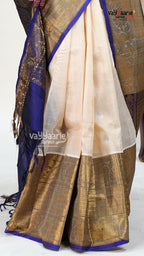 Biscuit Colour Kuppadam Saree for Elegant Style